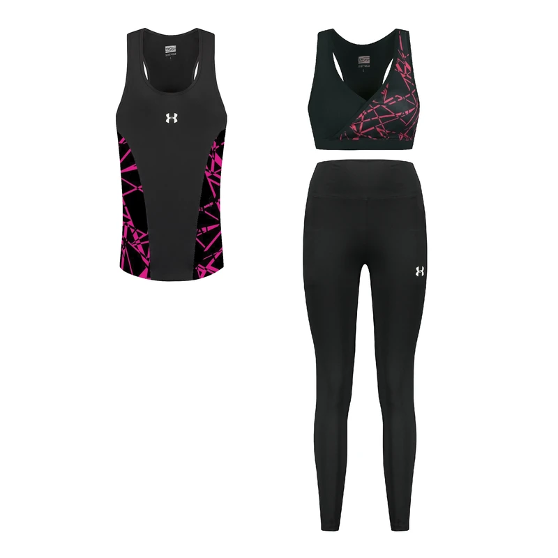 ست سه تکه لباس ورزشی زنانه مدل 4104-1901-8101