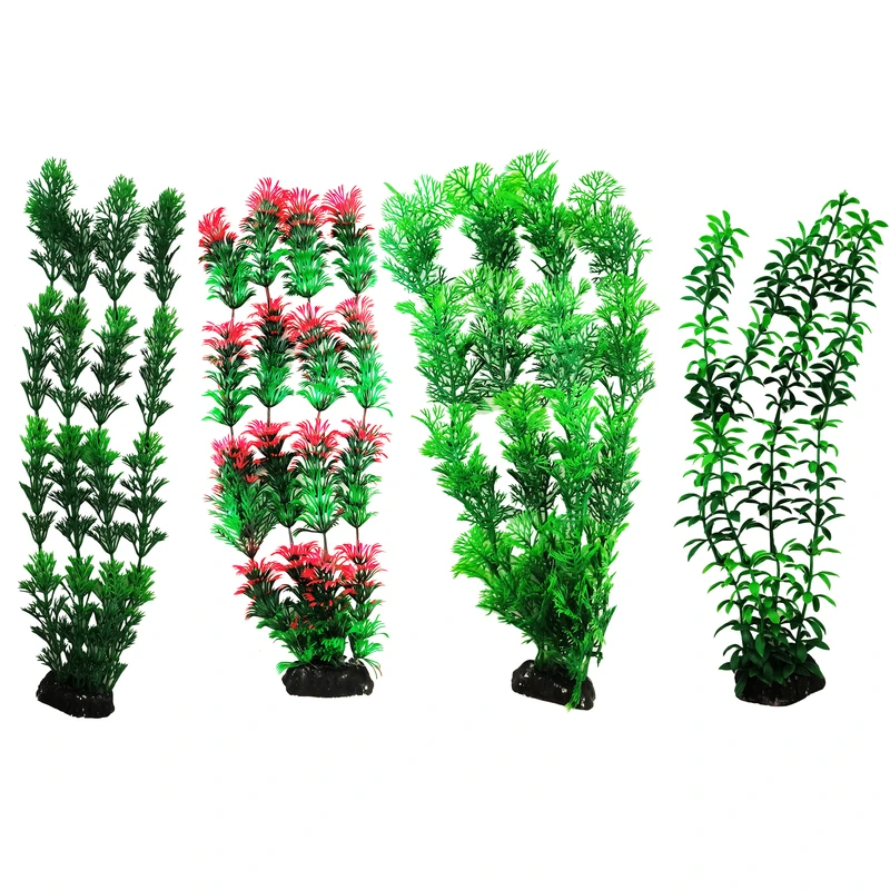 گیاه تزیینی آکواریوم کد B03 مجموعه 4 عددی