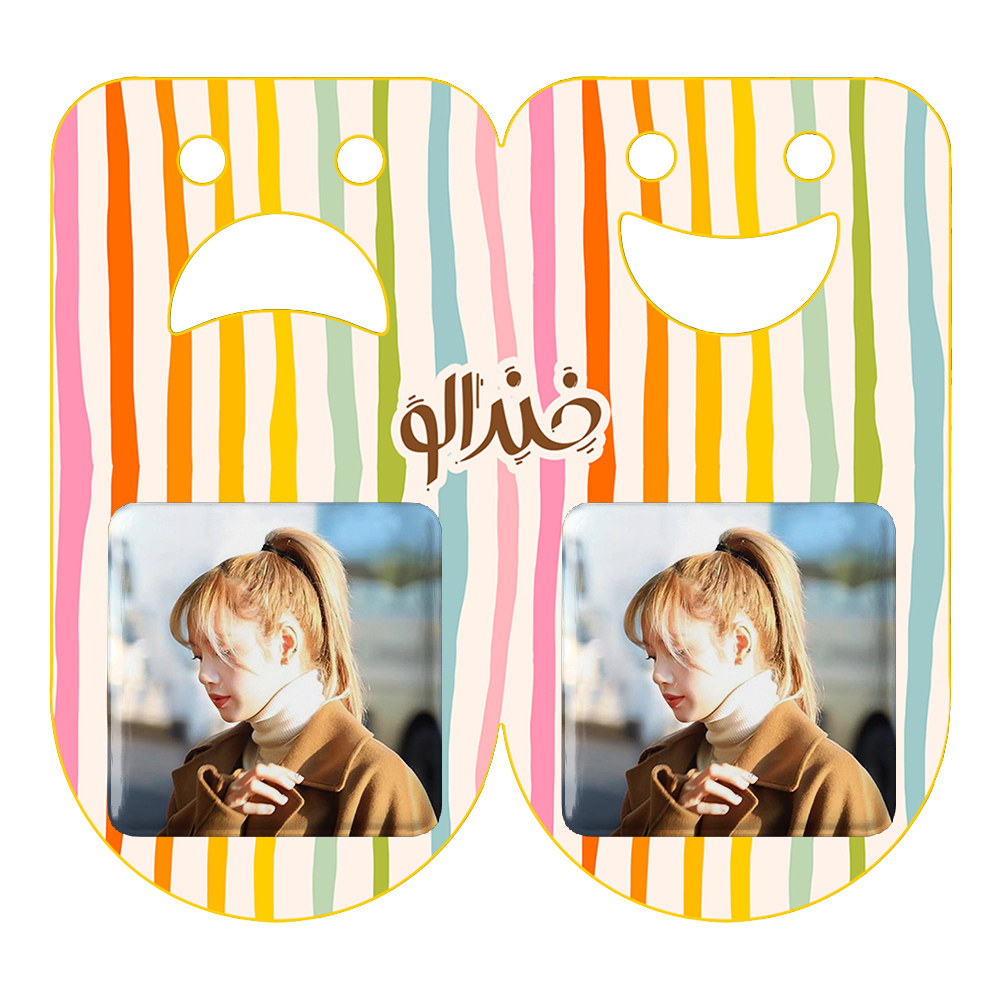 پیکسل خندالو مدل لیسا بلک پینک کد 14284 به همراه مگنت