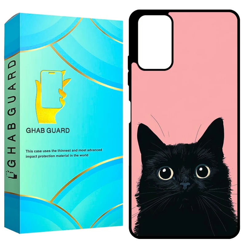  کاور قاب گارد طرح گربه مدل GCHPN10 مناسب برای گوشی موبایل شیائومی Redmi Note 10 4G / Note 10s / Poco M5s