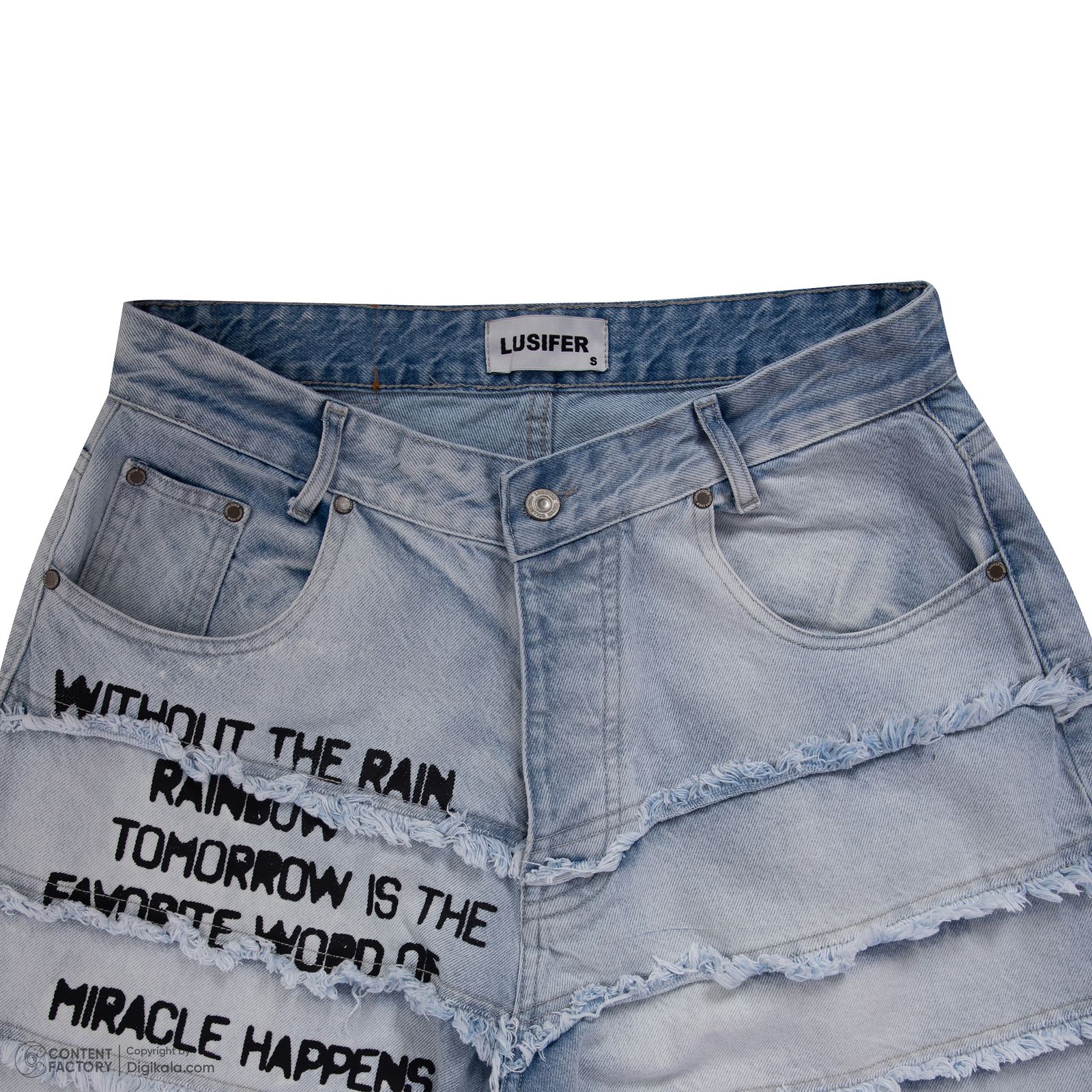 شلوار جین آزاد مردانه لوسیفر مدل 77570 -  - 13