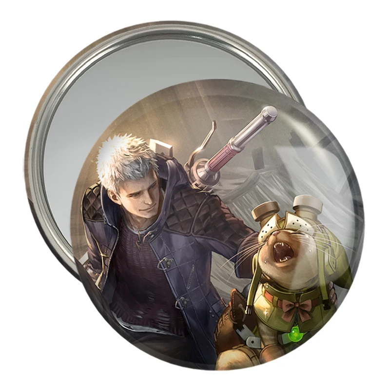 آینه جیبی خندالو مدل بازی شکارچی هیولا (Monster Hunter) کد 33255