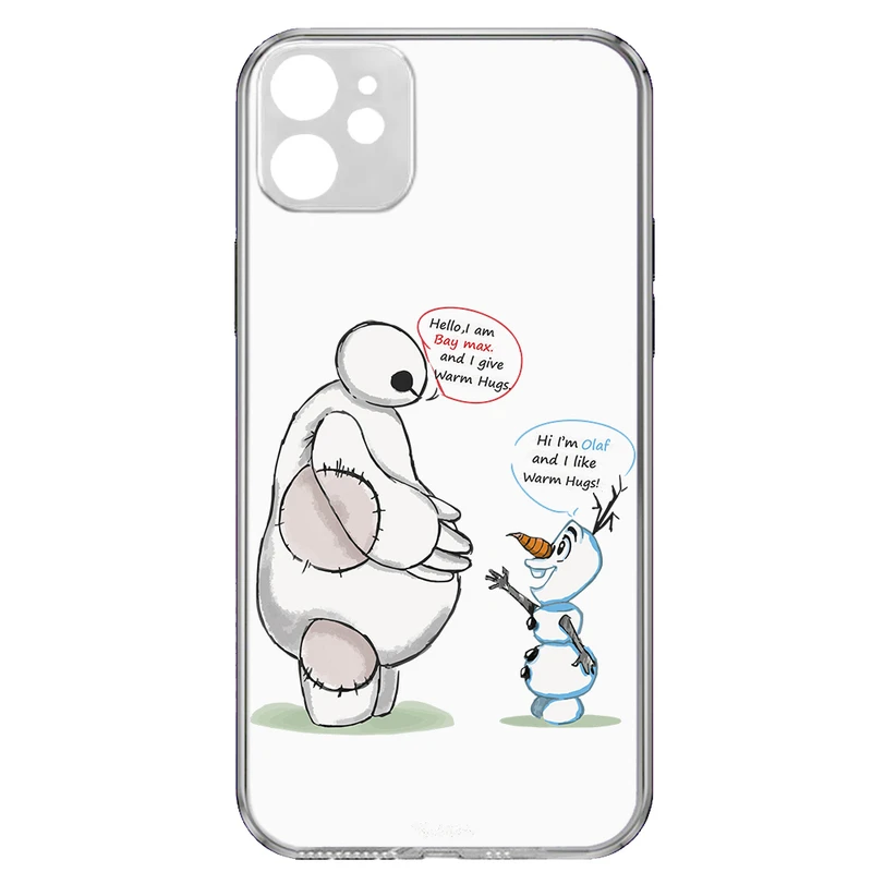 کاور طرح Olaf & Baymax مناسب برای گوشی موبایل اپل iPhone 12 