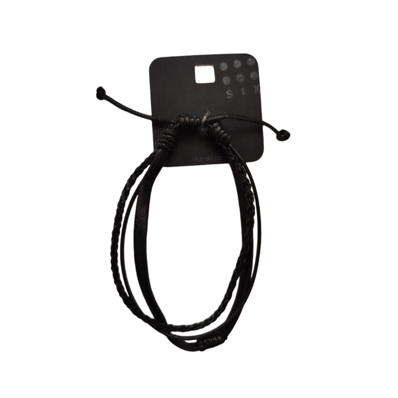 دستبند سیکس مدل چرم سه لاین دستبند سیکس مدل چرم سه لاین