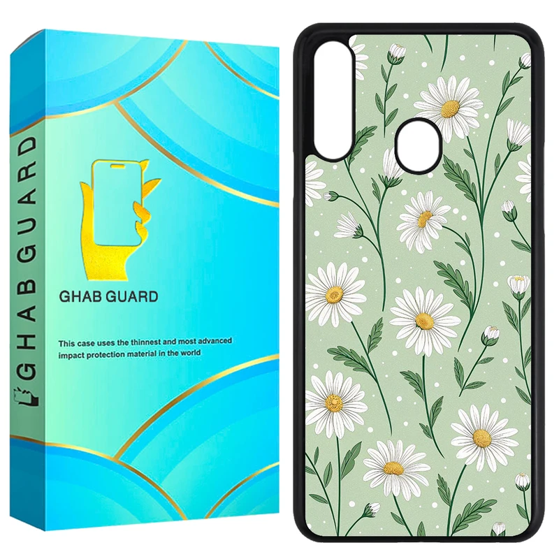 کاور قاب گارد طرح بابونه مدل GCHPA20S مناسب برای گوشی موبایل سامسونگ Galaxy A20s 
