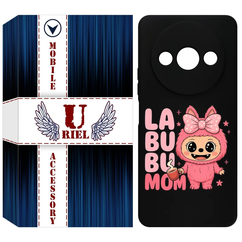 کاور یوریل مدل KSH کد 136 طرح عروسک لبوبو مناسب برای گوشی موبایل شیائومی Redmi A3 / A3x