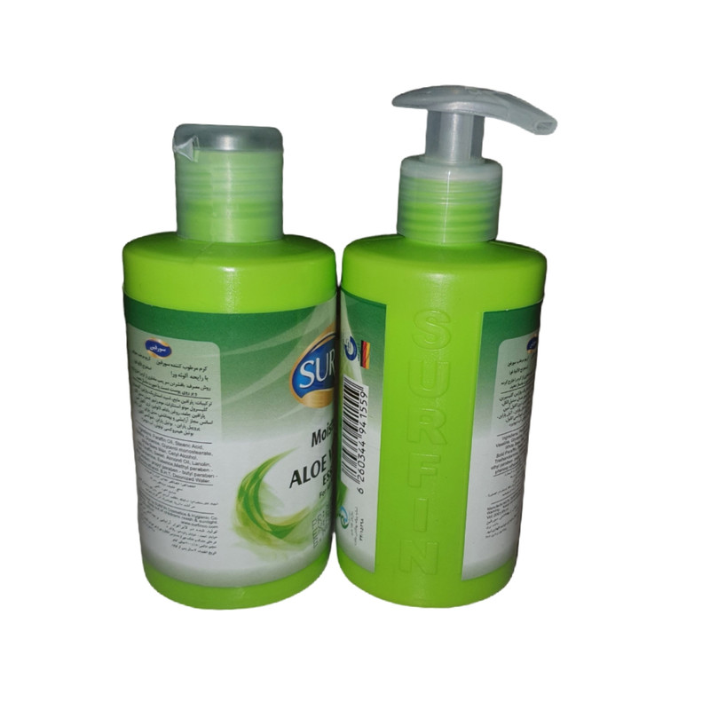 کرم مرطوب کننده سورفین مدل ALOE VERA حجم 400 میلی لیتر مجموعه 2 عددی