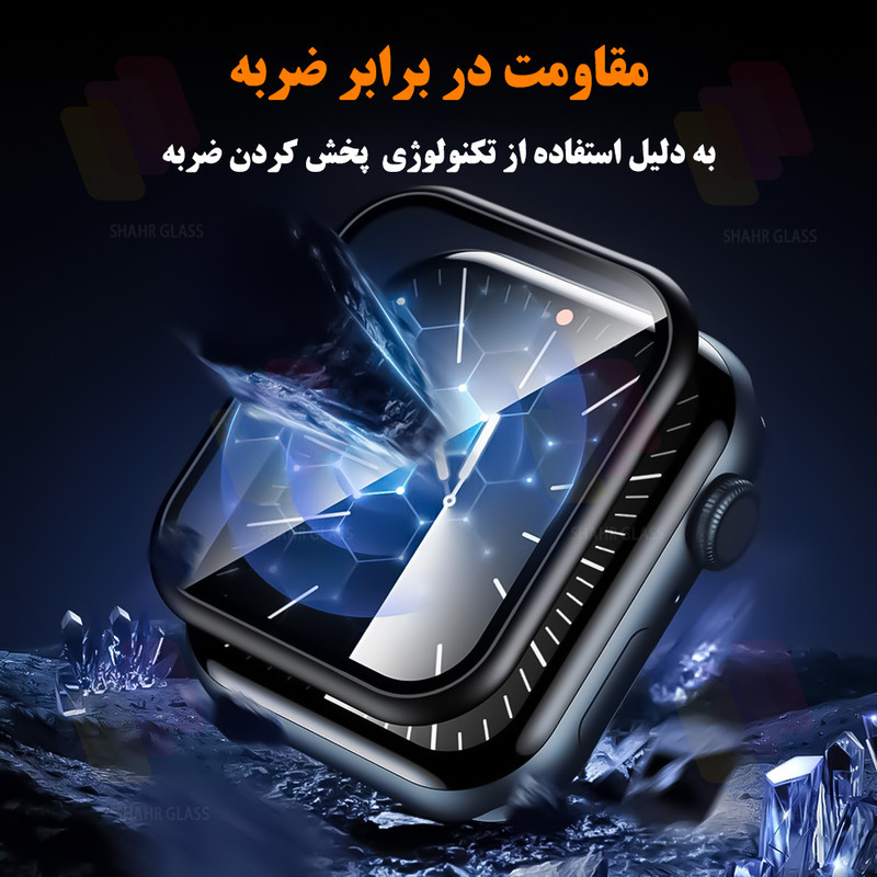 محافظ صفحه نمایش شهر گلس مدل SWPM مناسب برای اپل واچ Watch Series 10 42mm