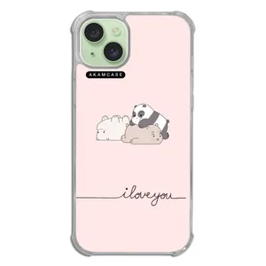 AKAM AMCWTA15PLUS-BARE BEAR12 Cover For Apple iPhone 15 Plus
