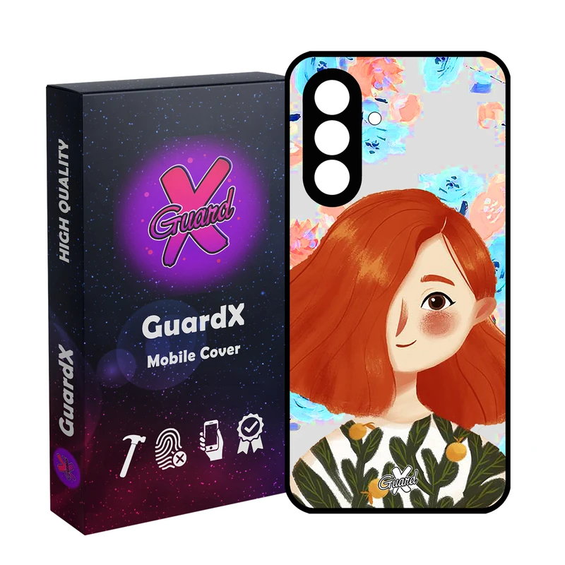 کاور گارد ایکس طرح دختر مدل 10324 مناسب برای گوشی موبایل سامسونگ Galaxy S25 FE