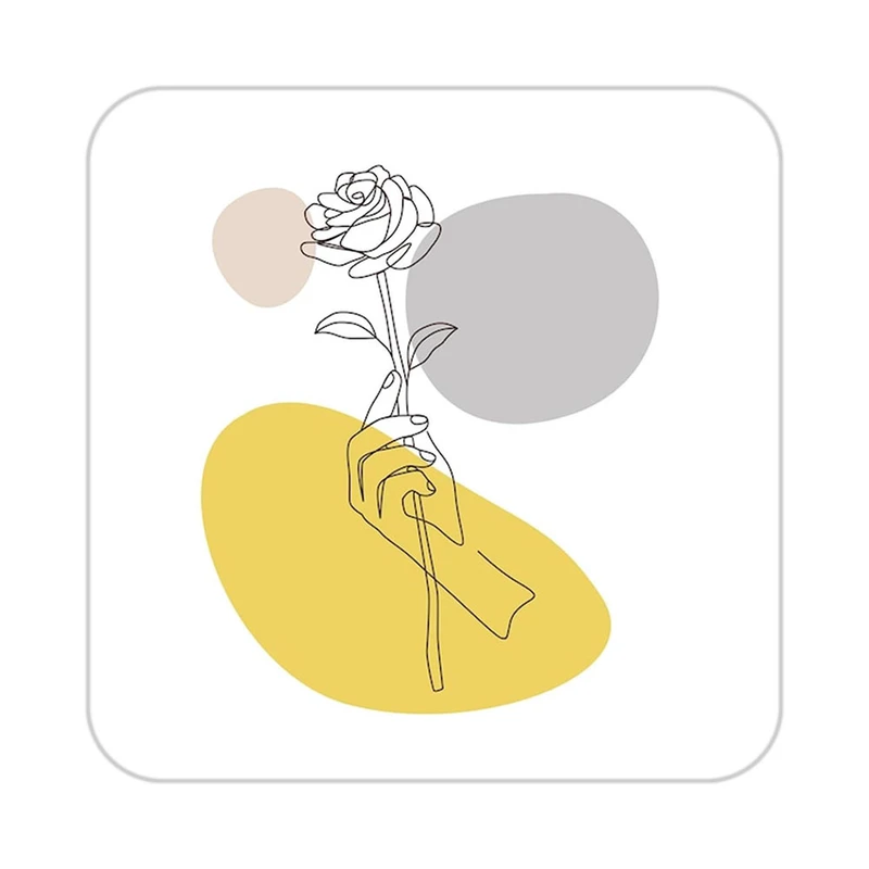 زیر لیوانی کاکتی طرح عاشقانه مدل mp37862