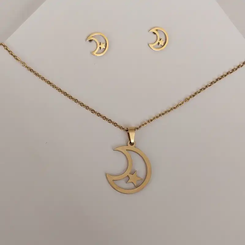 نیم ست زنانه مدل ماه و ستاره کد 876