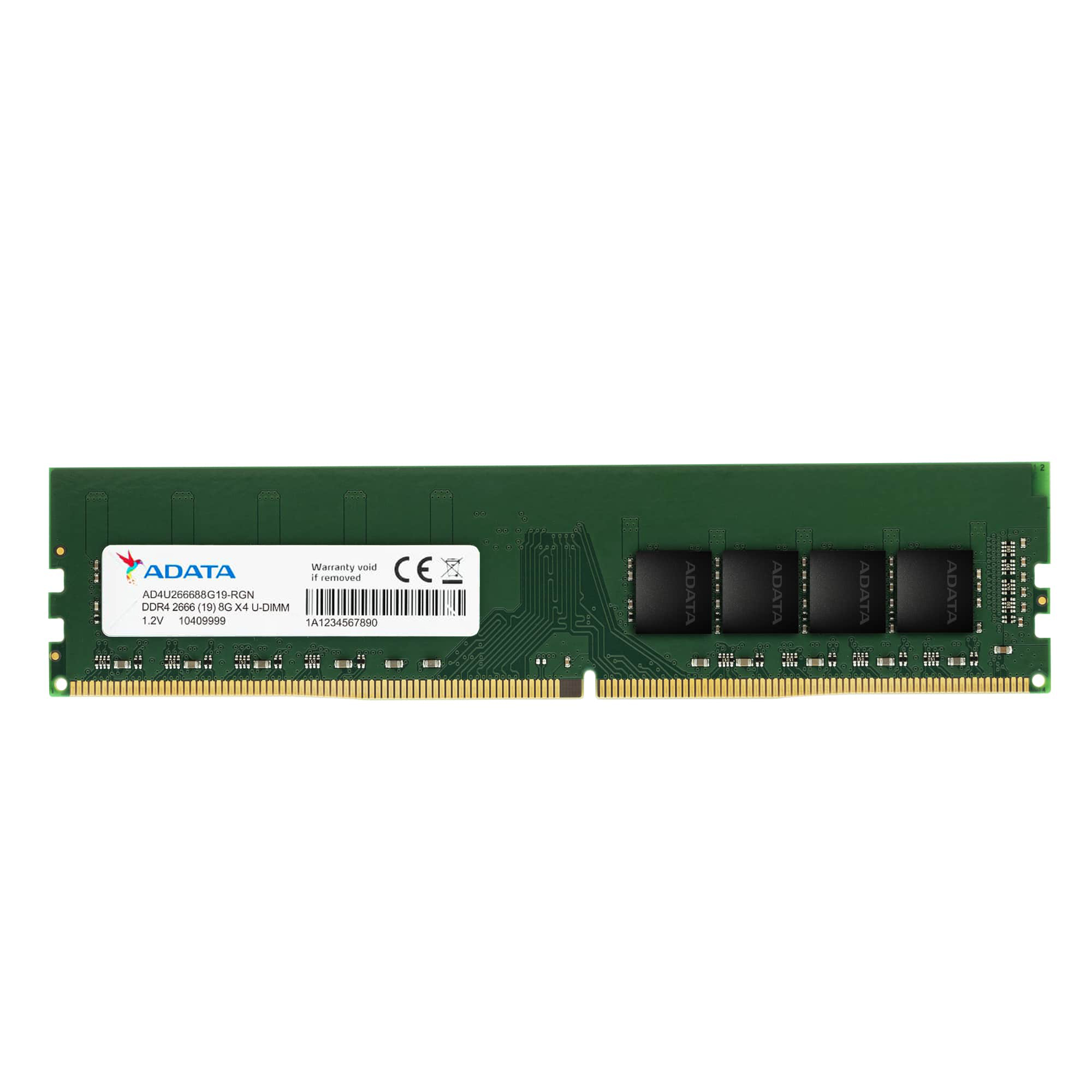 رم دسکتاپ DDR4 تک کاناله 2666 مگاهرتز CL19 ای دیتا مدل AD4U266688G19-BGN ظرفیت 8 گیگابایت