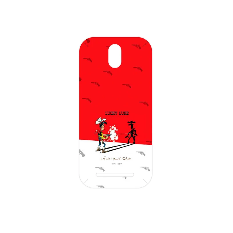 برچسب پوششی ماهوت مدل Lucky Luke مناسب برای گوشی موبایل اچ تی سی Desire 500