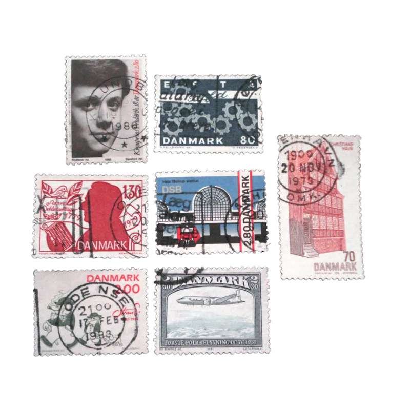 تمبر یادگاری مدل دانمارک کد DS4709 مجموعه 7 عددی