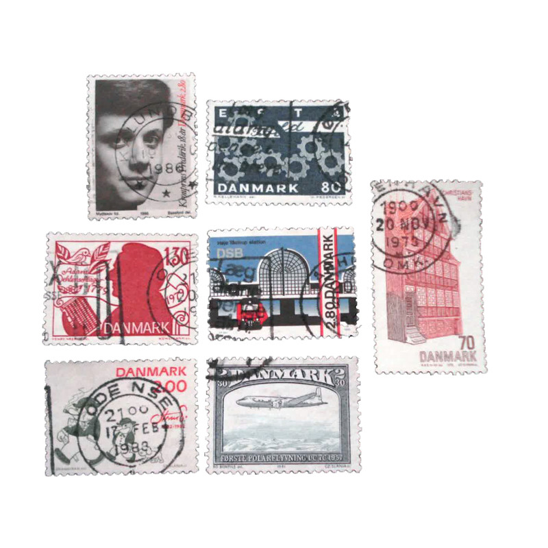 تمبر یادگاری مدل دانمارک کد DS4709 مجموعه 7 عددی