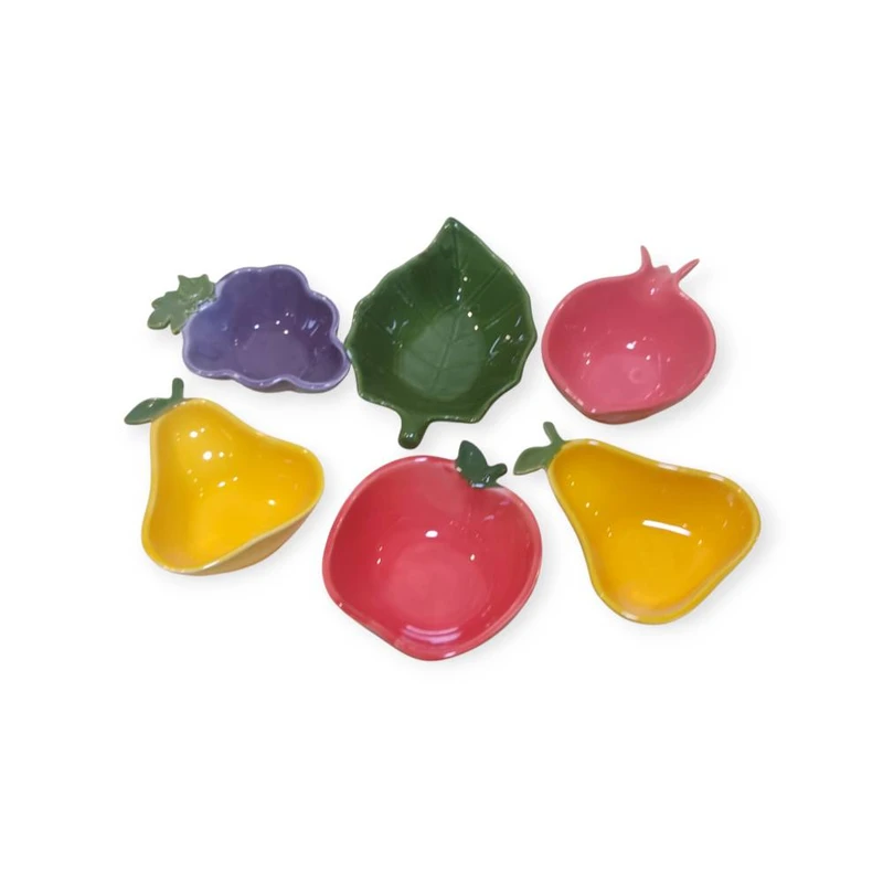 پیاله مدل میوه ای بسته 6 عددی