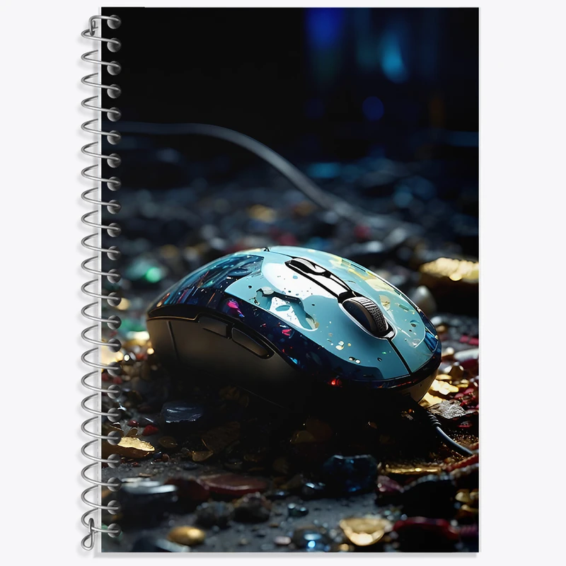 دفتر نت موسیقی 50 برگ خندالو طرح ماوس کامپیوتر کد F7044