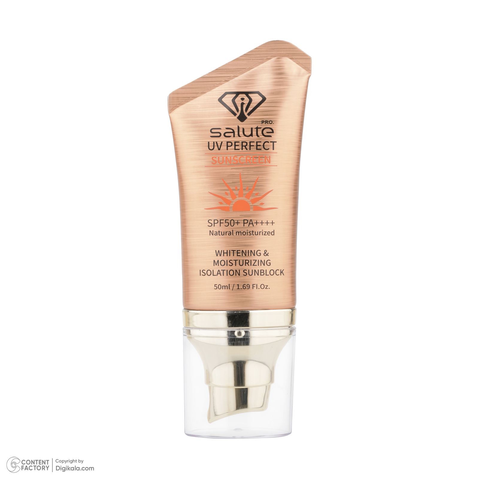 کرم ضد آفتاب بی‌رنگ صورت سالوته پرو SPF 50 مدل UV Perfect ‌محافظ ++++PA مناسب برای انواع پوست‌ حجم 50 میلی‌لیتر -  - 2