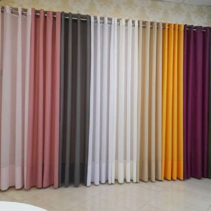 پرده پانچ تیکو دکو مدل حریر کلاسیک کد TH7000 سایز 140*280 سانتی متر