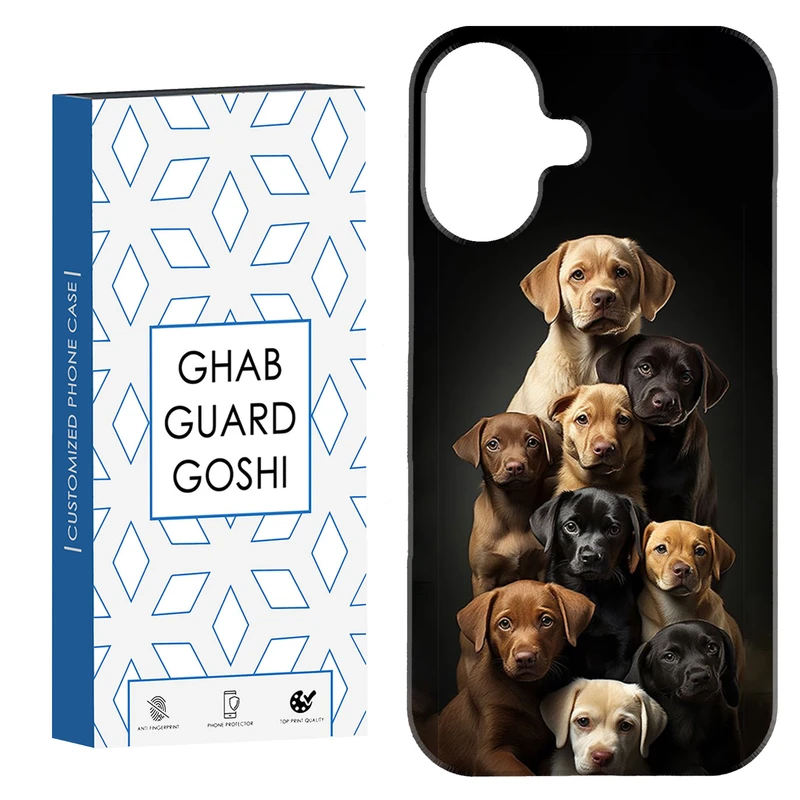 کاور قاب گارد گوشی طرح سگ کد Dimo-378 مناسب برای گوشی موبایل اپل Iphone 16