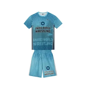 ست تی‌شرت آستین کوتاه و شلوارک ورزشی مردانه مدل آبرنگ 