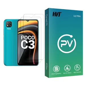 HVT PV Glass MIX002 Screen Protector For Xiaomi Poco C3 Pack Of 2