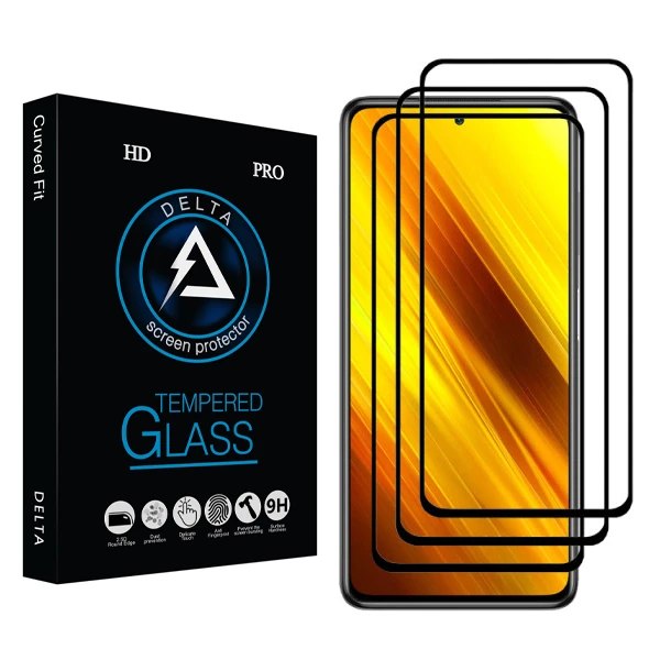 محافظ صفحه نمایش مات دلتا مدل PRO مناسب برای گوشی موبایل شیائومی Poco X3 بسته سه عددی