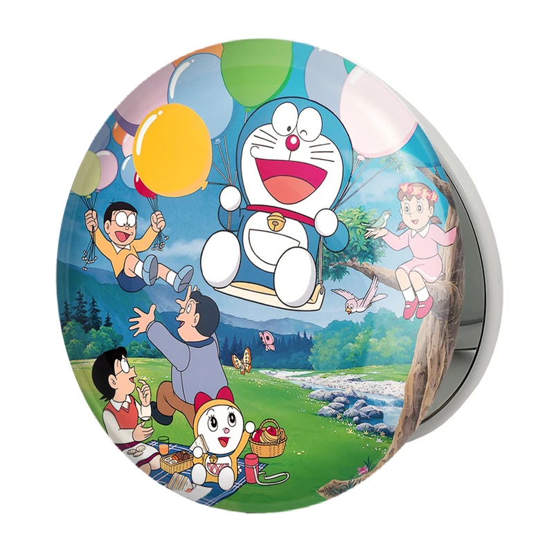 آینه جیبی خندالو طرح دورایمون و دوستان انیمه دورایمون مدل تاشو کد 12768 