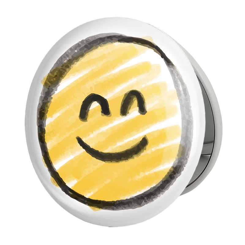 آینه جیبی خندالو طرح ایموجی Emoji مدل تاشو کد 3030 