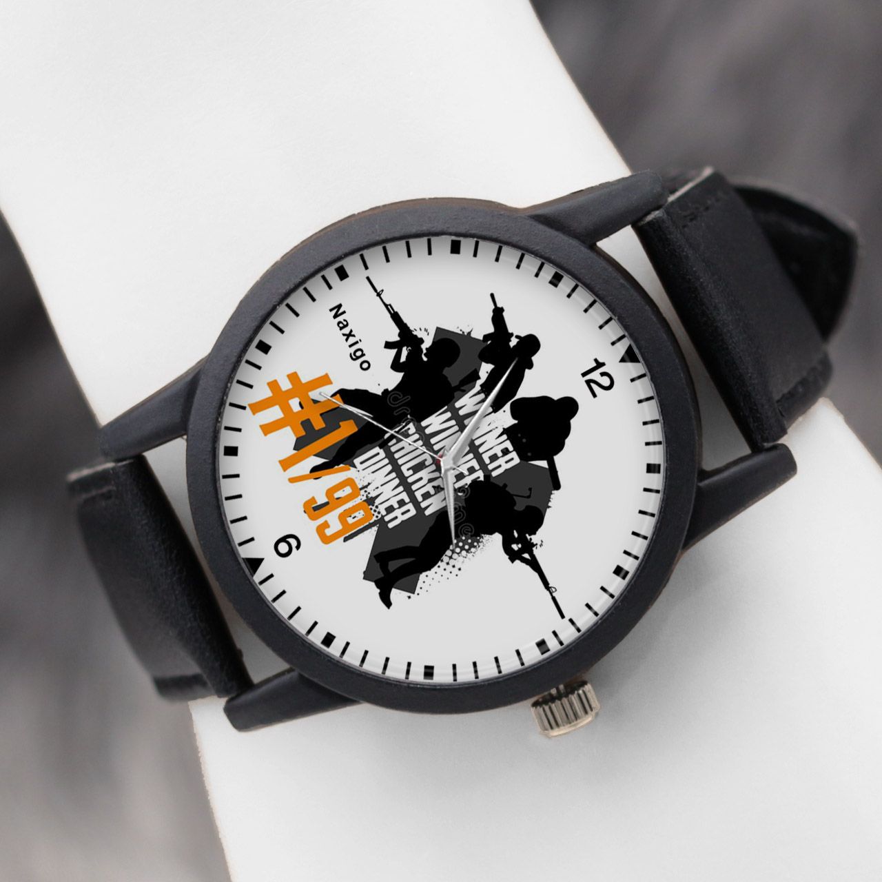 ساعت مچی عقربه ای ناکسیگو طرح پابجی کد LF4230 -  - 5