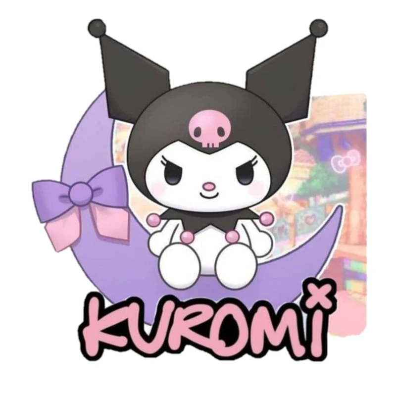 استیکر پارچه و لباس پاد آفرین مدل کارتونی کورومی kuromi کد 384