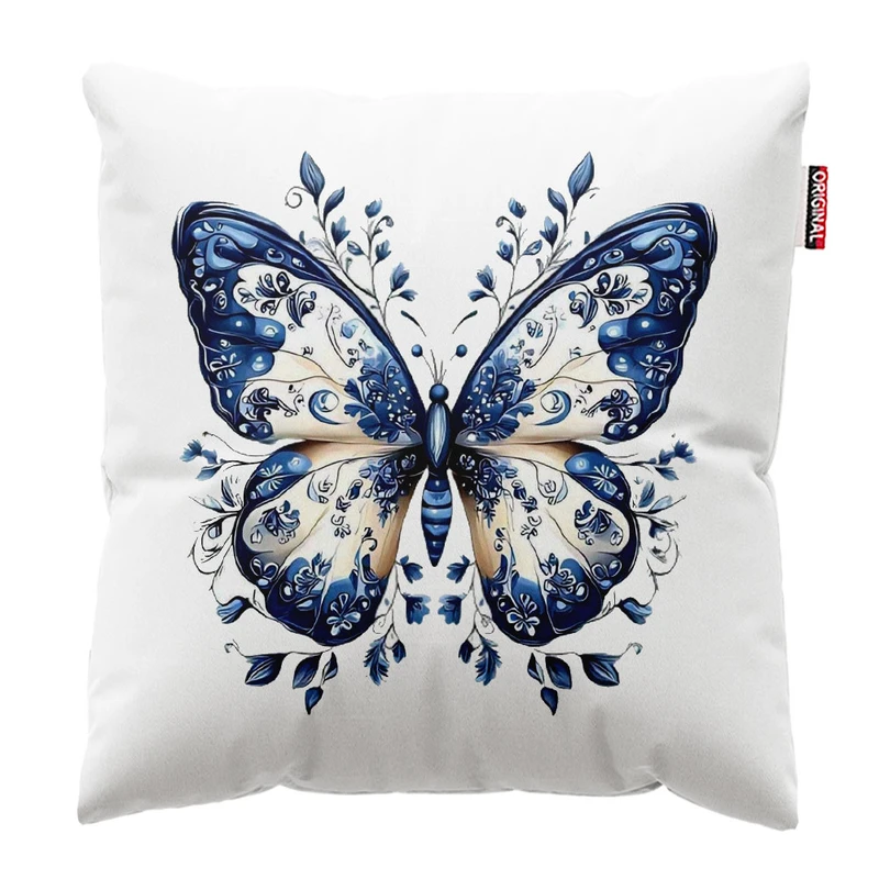 کوسن پاد آفرین طرح پروانه کد 1609 سایز 30*30 سانتی متر