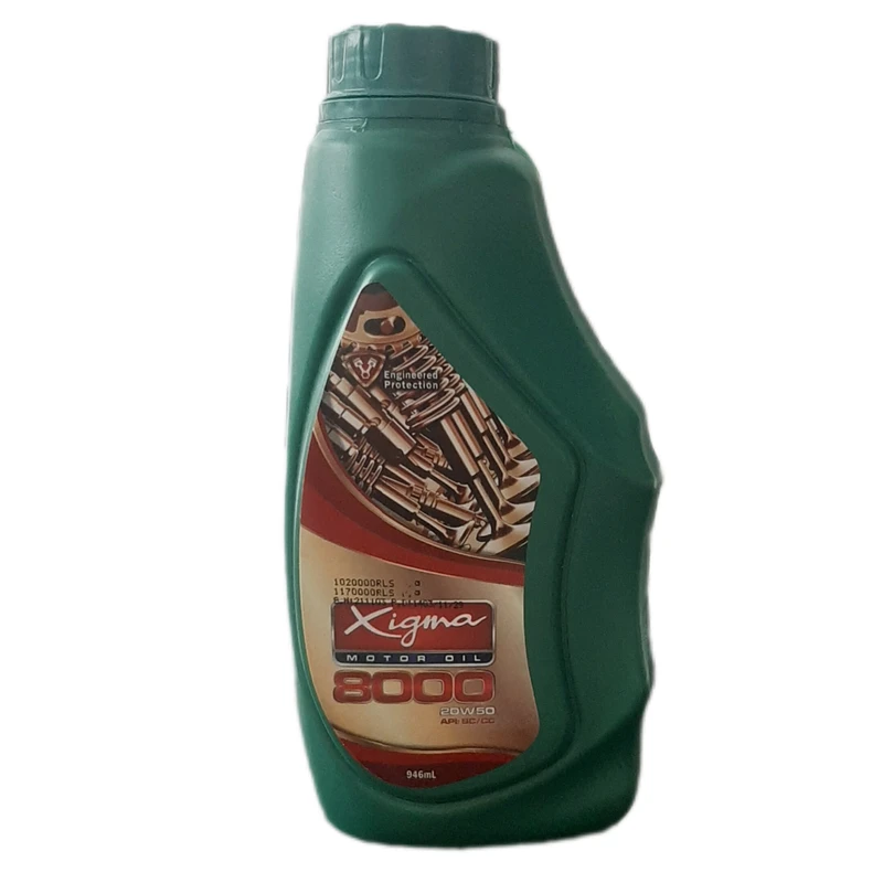 روغن موتور سیکلت نیمه سنتتیک زیگما مدل SG 20W-50 حجم 950 میلی لیتر