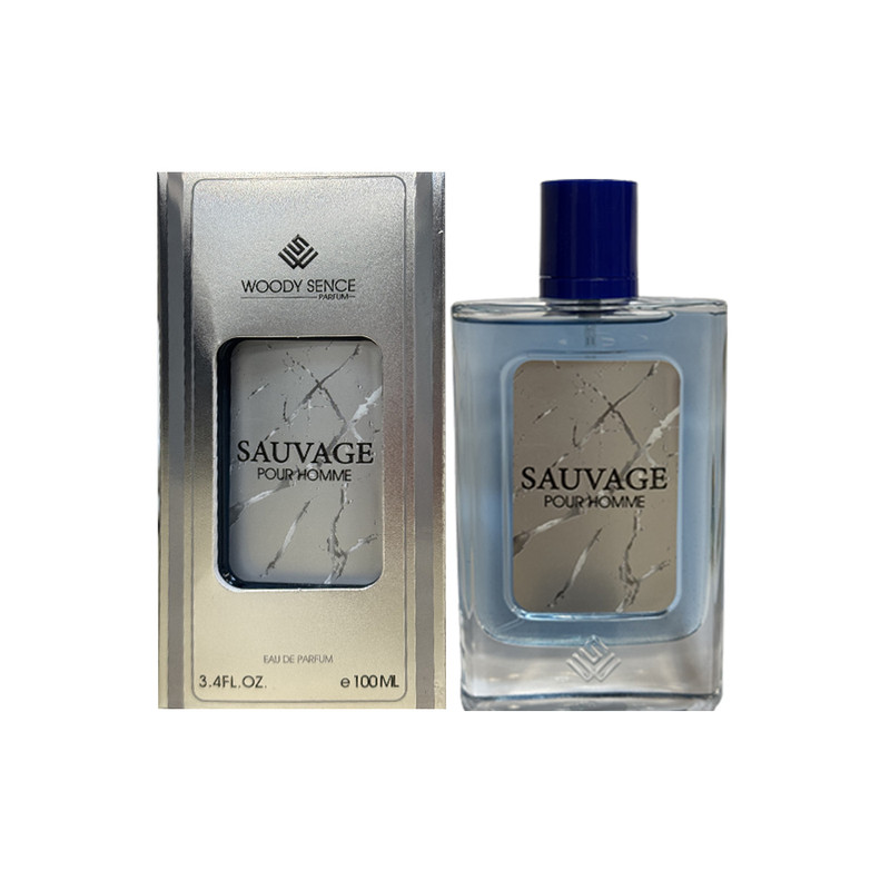 ادو پرفیوم مردانه وودی سنس مدل SAUVAGE با رایحه تلخ حجم 100 میلی لیتر