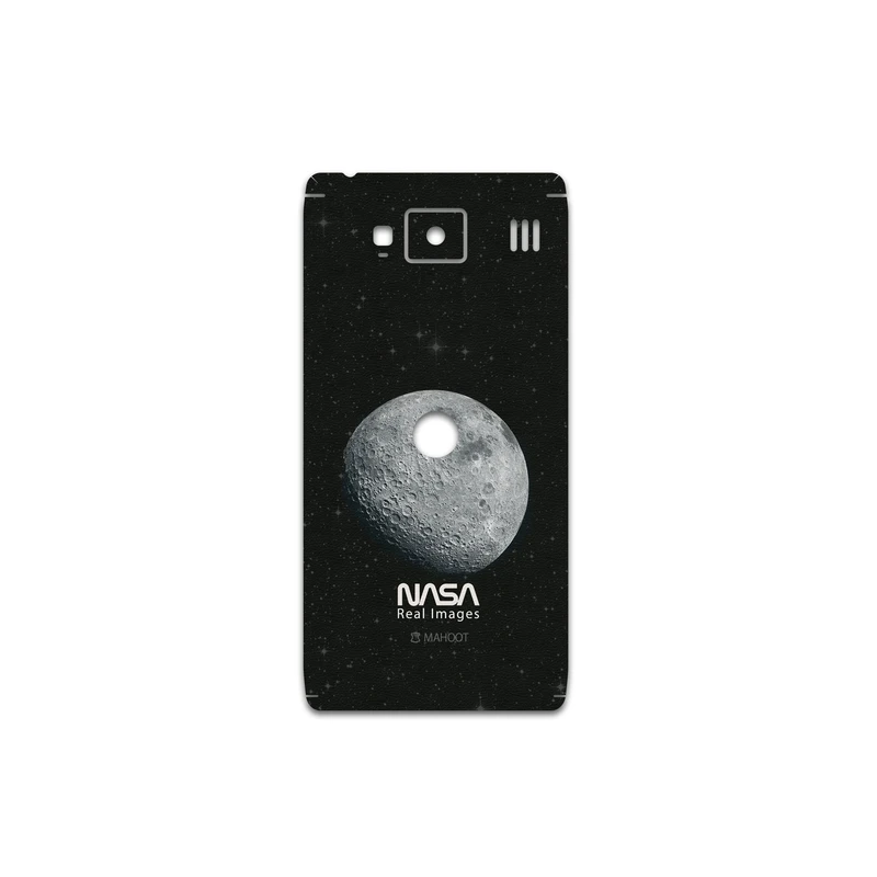برچسب پوششی ماهوت مدل Moon-By-NASA مناسب برای گوشی موبایل موتورولا droid razr hd