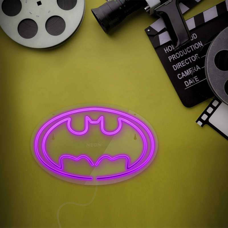 چراغ دیواری نئون دیزاین طرح Batman_PR