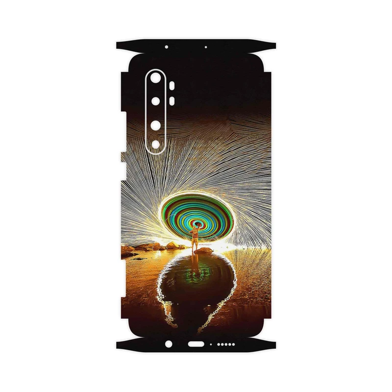 برچسب پوششی ماهوت مدل Night Light Fountain-FullSkin مناسب برای گوشی موبایل شیائومی Mi Note 10 Lite