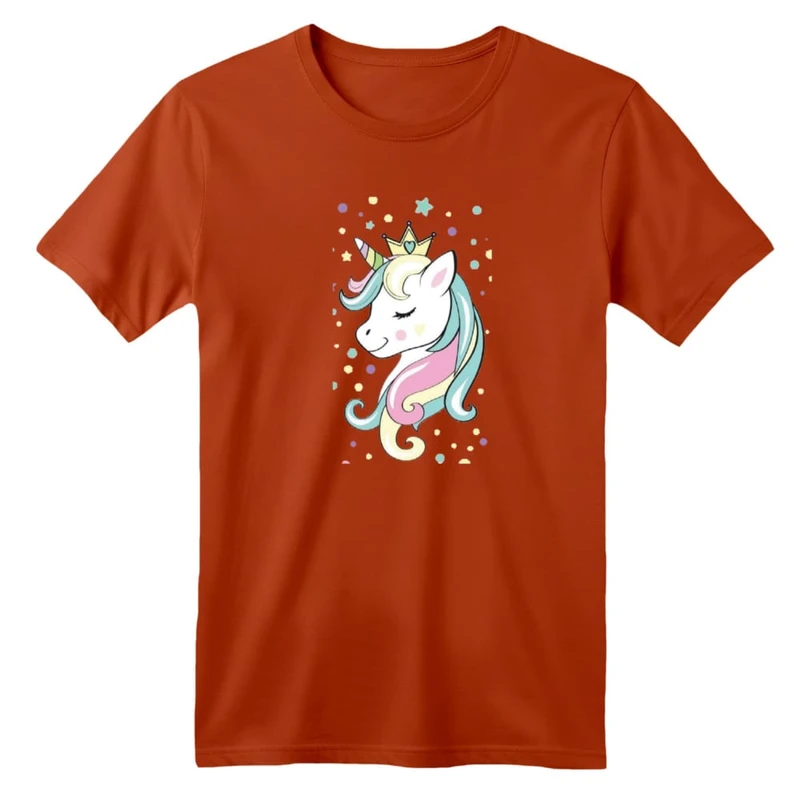 تی شرت آستین کوتاه بچگانه مدل یونیکورن کد ۲۴