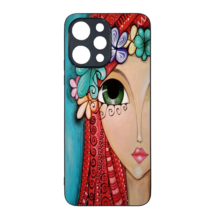 کاور گالری وبفر طرح دختر مناسب برای گوشی موبایل شیائومی redmi 12 4g