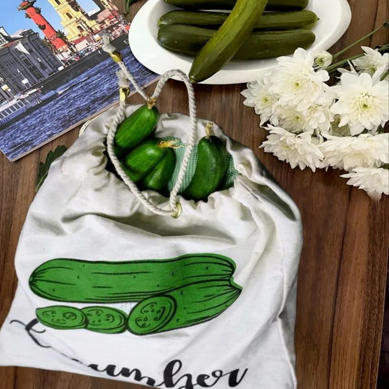 کیسه سبزی مدل میوه بسته 6 عددی