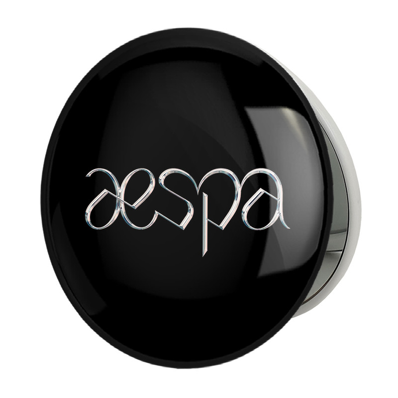 آینه جیبی خندالو طرح گروه آسپا Aespa مدل تاشو کد 12461 