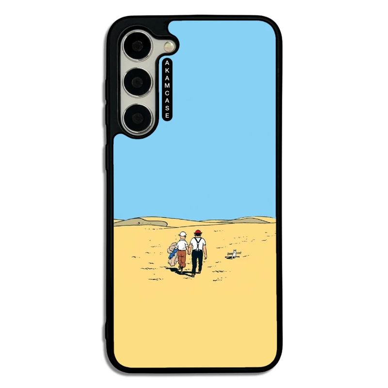 کاور آکام مدل AMC-WSGS23P-TINTIN-15 مناسب برای گوشی موبایل سامسونگ Galaxy S23 Plus