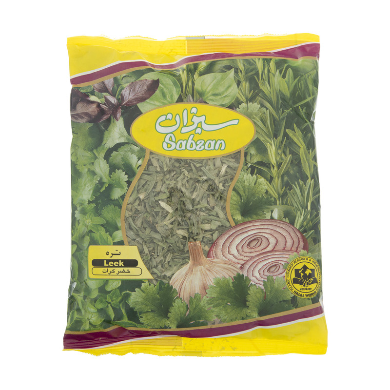 سبزی تره خشک سبزان مقدار 100 گرم