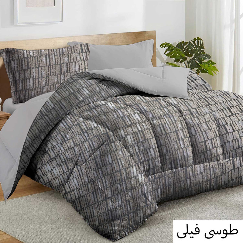 سرویس روتختی دو نفره 8 تکه نوپه هوم مدل مخمل شانل FR04