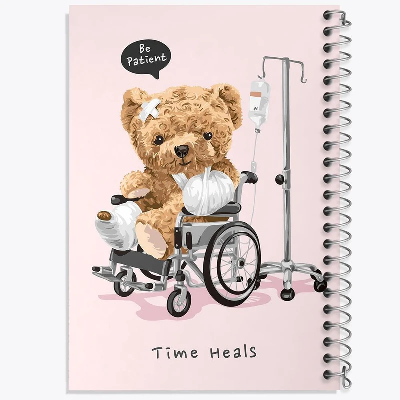 دفتر مشق 100 برگ خندالو طرح تدی Teddy کد 26173