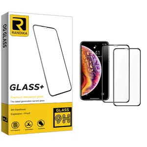 Randika GLD Screen Protector For Apple  iPhone X/XS Pack Of 2