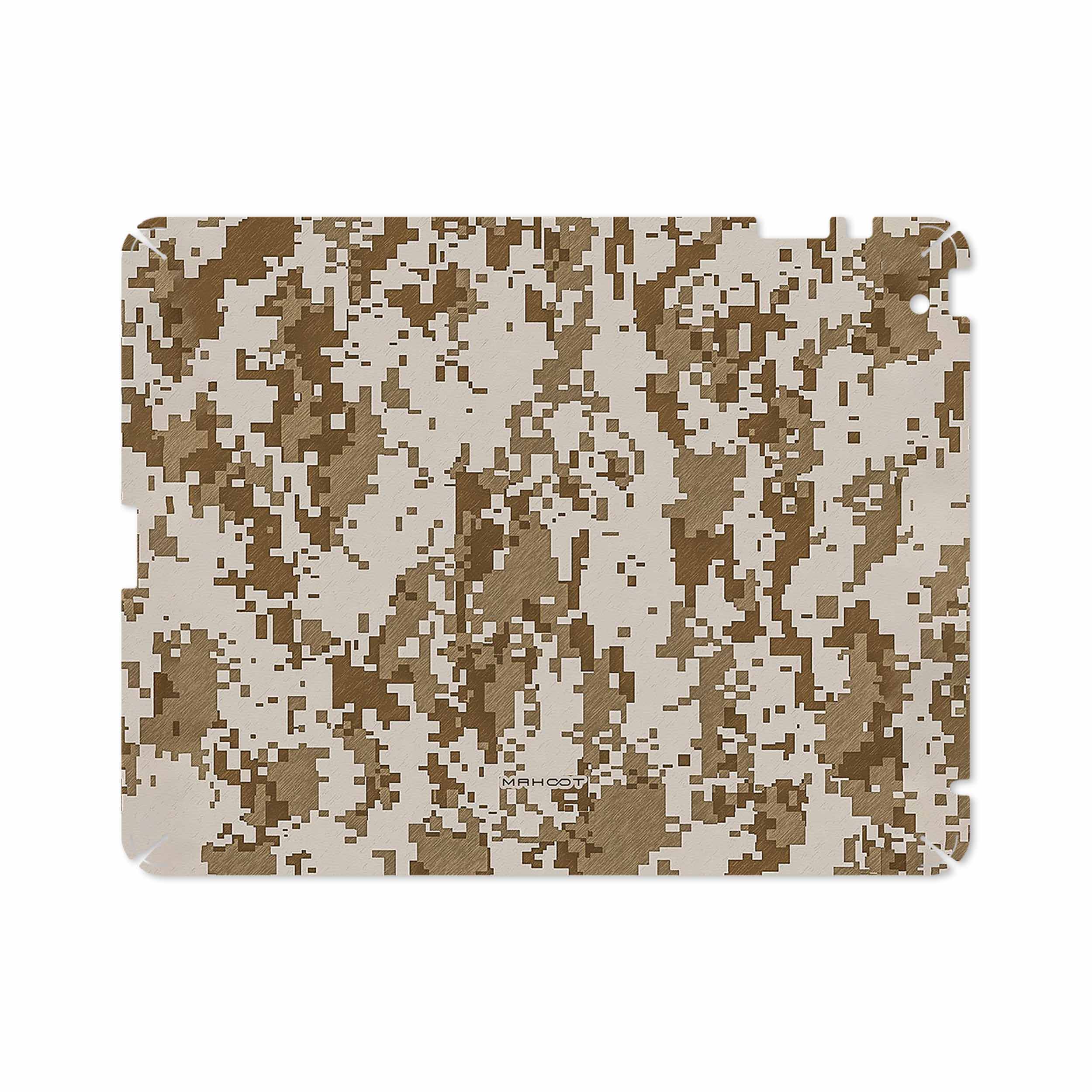 برچسب پوششی ماهوت مدل Army-Desert-Pixel مناسب برای تبلت اپل iPad 2 2011 A1395