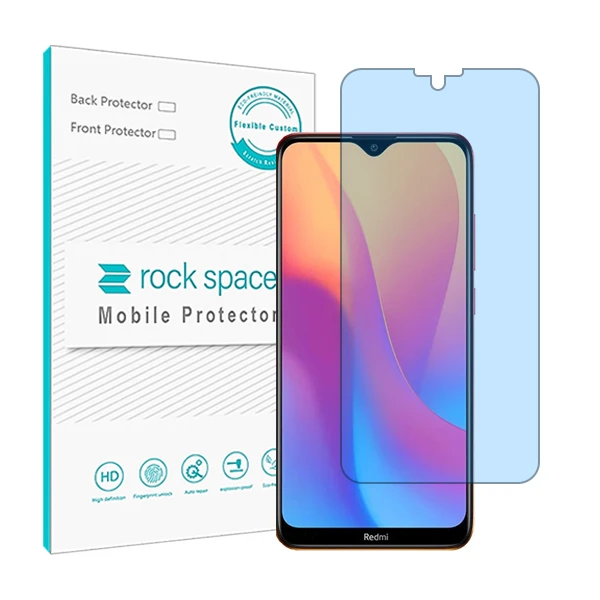 محافظ صفحه نمایش ضد اشعه آبی راک اسپیس مدل HyBLU مناسب برای گوشی موبایل شیائومی Redmi 8A