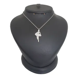 گردنبند نقره زنانه ترمه ۱ مدل بالرین کد smed 1022